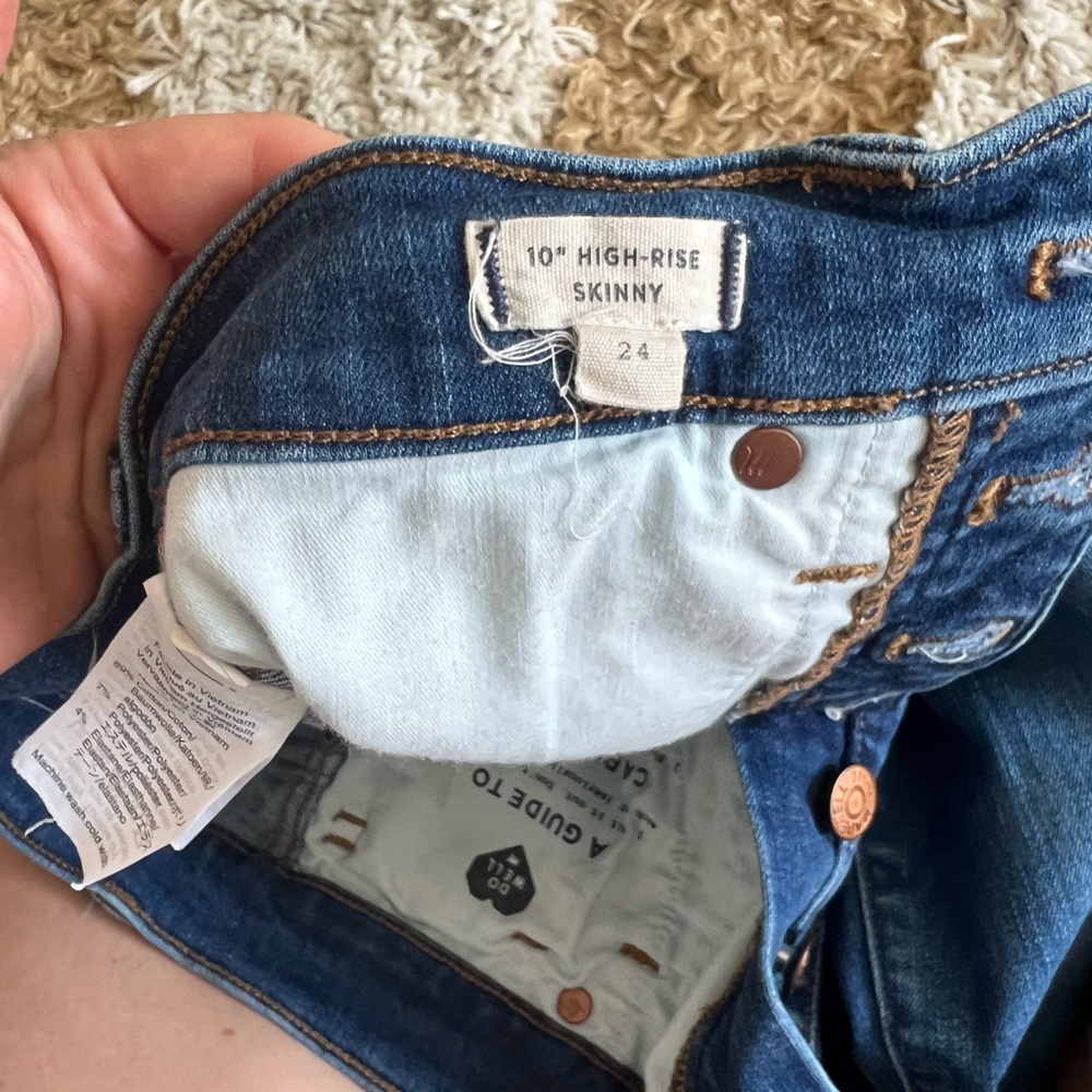 Madewell front buttons jeans